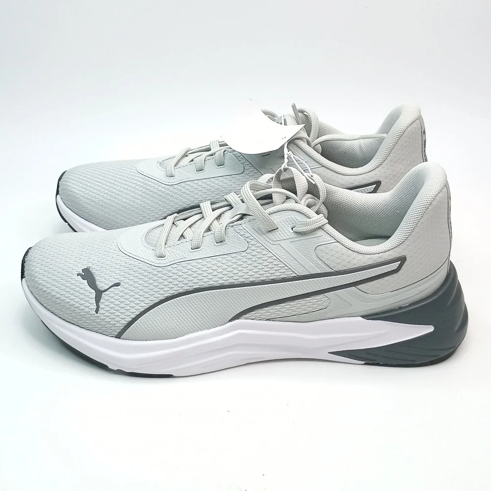 Puma Disperse Sneaker Men Size 9 Gray Mesh SoftFoam+ Athletic 312263-04